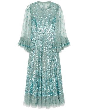 Needle & Thread Glisten Abendkleid - Blau