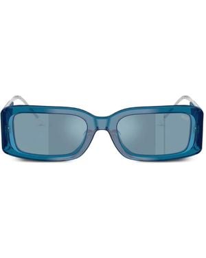DIESEL Rectangle-Frame Sunglasses - Blue