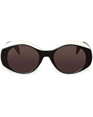 Palm Angels Round-Frame Sunglasses - Black