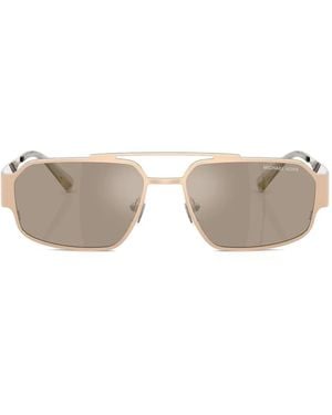 Michael Kors Cape Town Geometric-Frame Sunglasses - White