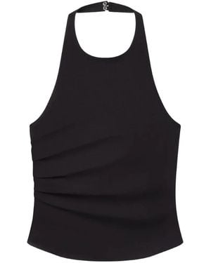 A.L.C. Sylvie Halterneck Top - Black