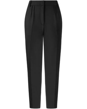 Genny Hose Mit Falten - Schwarz
