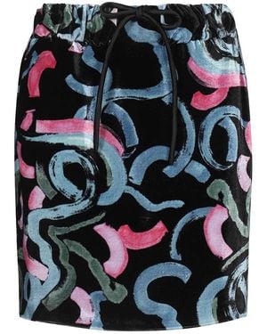Emporio Armani Printed Skirt - Black