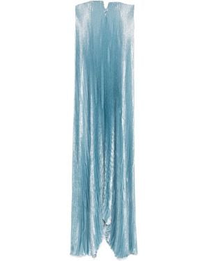 L'idée Pleated Gown - Blue