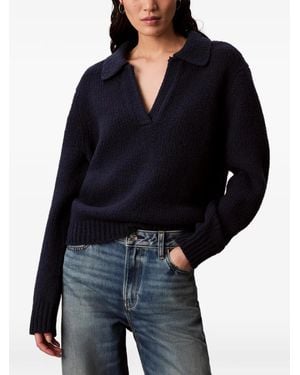 Calvin Klein V-Neck Jumper - Black