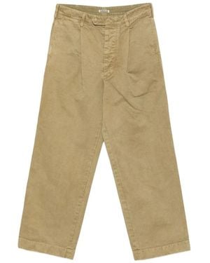 AURALEE Finx Trousers - Natural