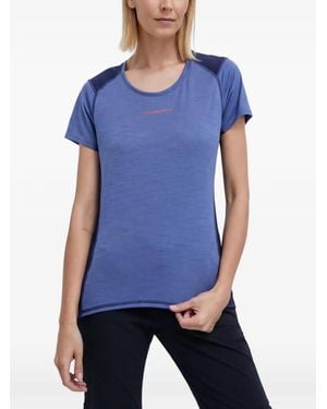 La Sportiva Logo-Detail Short-Sleeve T-Shirt - Blue