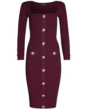 retroféte Sadelle Midikleid - Lila