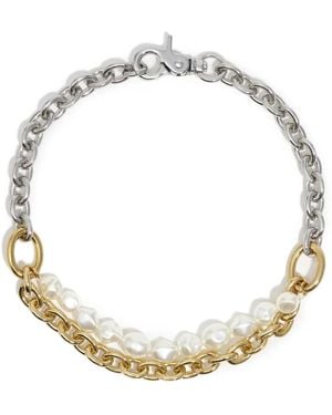 Bimba Y Lola Collar con cadena de dos tonos - Metálico