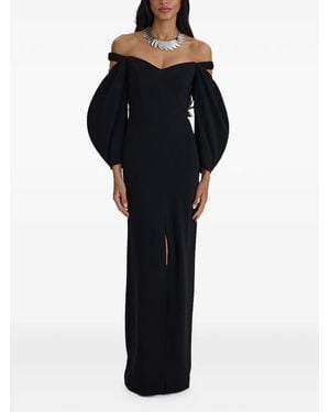 MOOS STUDIO Schulterfreies Abendkleid - Schwarz