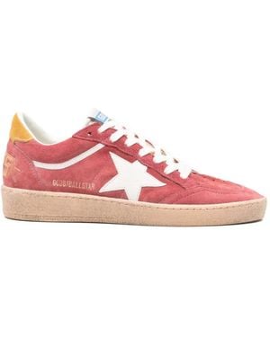 Golden Goose Silk And Nylon Reflective Detail Trainers - Pink