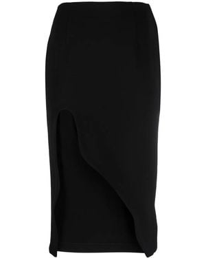 Off-White c/o Virgil Abloh Asymmetric Midi Skirt - Black