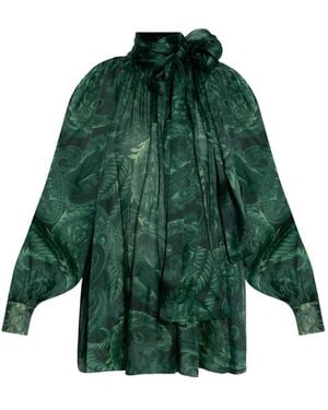 Etro Paisley-Print Blouse - Green