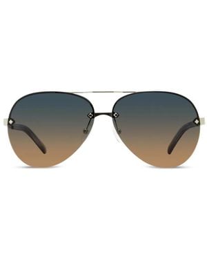 MCM Lunettes De Soleil À Monture Pilote - Multicolore