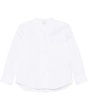 Aspesi Long-Sleeve Ruffled Shirt - White