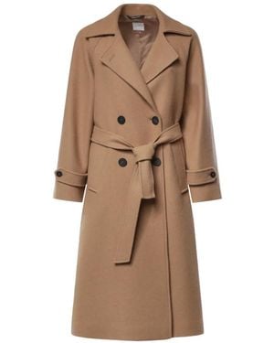 Alisheva Manteau Croisé À Taille Ceinturée - Natural