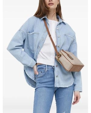 DKNY Buttoned Blouse - Blue