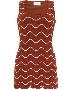 Cara Cara Orel Mini Dress - Red