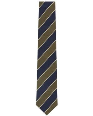 Saint Laurent Silk Tie - White