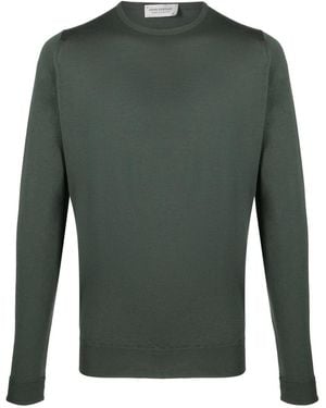 John Smedley Marcus Wool Sweater - Green