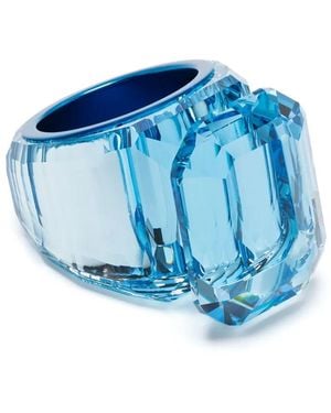 Swarovski Lucent Cocktailring - Blauw