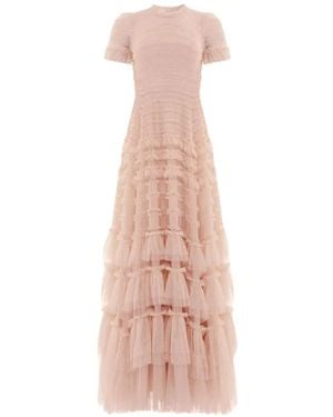 Needle & Thread Valentine Ruffled Gown - Pink