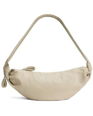 Lemaire Medium Soft Croissant Shoulder Bag - Metallic