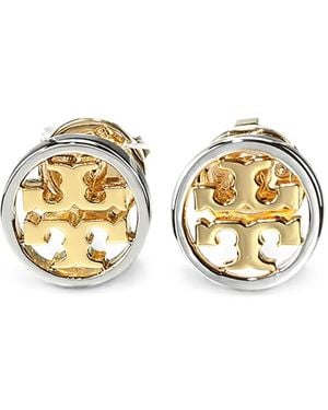 Tory Burch Icon Stud Earrings - Metallic