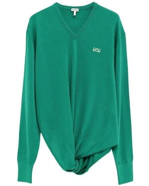 Loewe Pull En Laine - Vert