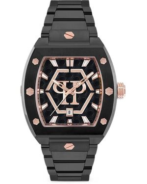 Philipp Plein Hexagon Phantom 44Mm Watch - Black
