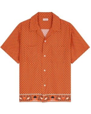 Fursac Short-Sleeve Shirt - Orange