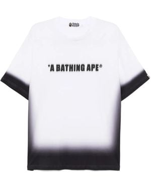 A Bathing Ape Graphic-Printed T-Shirt - White