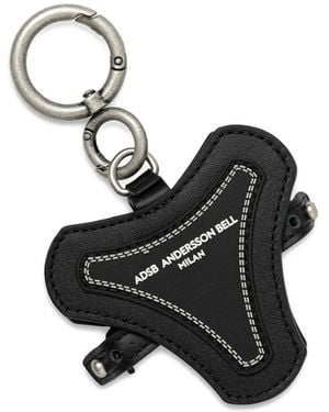 ANDERSSON BELL Logo-Print Airpod Case - Black