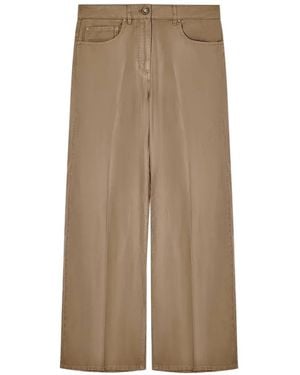 Giorgio Armani Straight-Leg Trousers - Natural