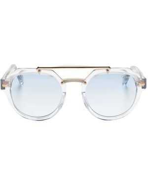 Cazal Mod 8047 Pilot-Frame Sunglasses - Blue