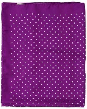 Destin Schal Mit Polka Dots - Lila