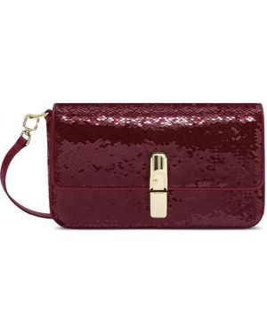 Furla Iride Sequin-Embellished Crossbody Bag - Purple