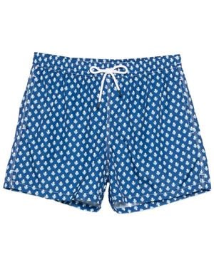 Fedeli Madeira Swim Shorts - Blue