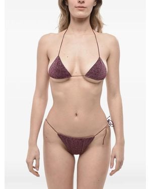 Oséree Lumiere Triangle Bikini - Pink