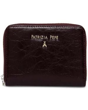 Patrizia Pepe Logo-Lettering Wallet - Purple