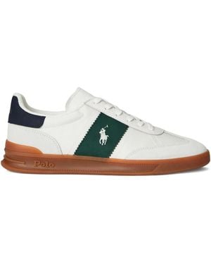 Polo Ralph Lauren Lace-Up Low-Top Sneakers - Green
