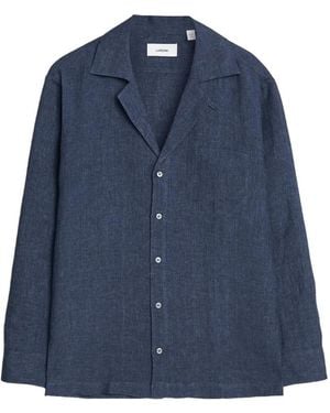 Lardini Patch-Pocket Button-Up Jacket - Blue
