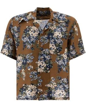 Kapital Maria Aloha Floral-Print Shirt - Grey