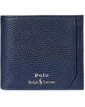 Polo Ralph Lauren Grained Bifold Wallet - Blue
