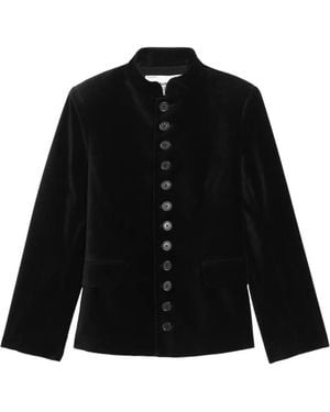 Zadig & Voltaire Vallo Velvet Jacket - Black