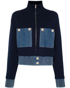 Sandro Bomber Con Inserti - Blu