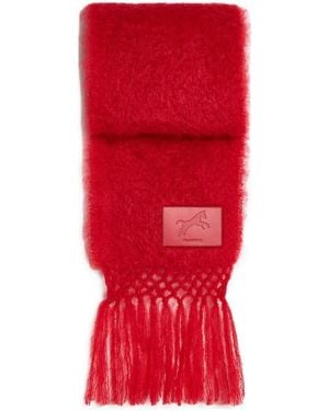 Jil Sander Wool Blend Scarf - Red