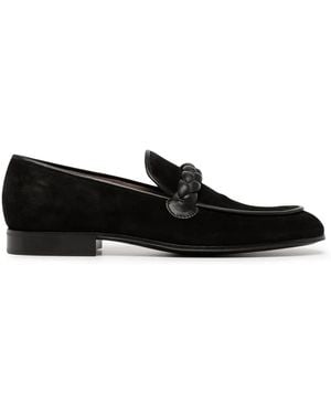 Gianvito Rossi Massimo スエードローファー - ブラック