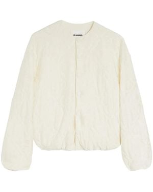 Jil Sander ボンバージャケット - ホワイト