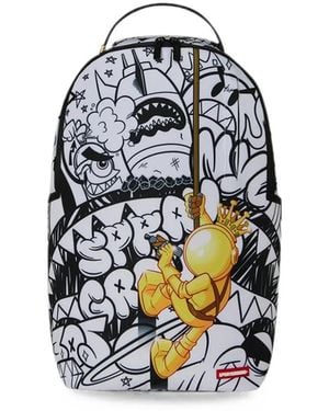 Sprayground Astromane Sky Writer Rucksack - Weiß